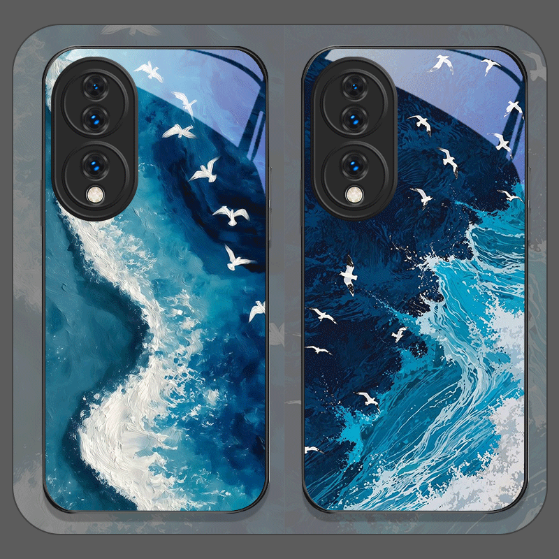 Huawei Nova 12 - เคสโทรศัพท์มือถือลายคลื่นทะเลสีฟ้าฤดูร้อน สำหรับ Huawei Nova 13 Pro