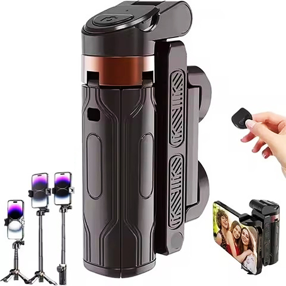 Selfie Stick Tripod - MEUYAG 2026 ขาตั้งกล้องแบบใหม่, ที่วางโทรศัพท์พร้อมชัตเตอร์บลูทูธ, ไม้เซลฟี่ไร้สายพร้อมที่ยึดโทรศัพท์สำหรับกล้องสมาร์ทโฟน