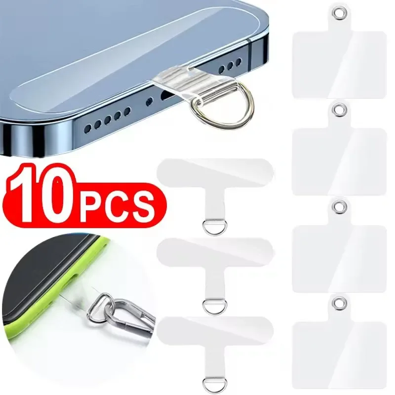 Phone Accessories And Gadgets - แผ่นพลาสติกสำหรับเชื่อมต่อสายคล้องโทรศัพท์มือถือแบบสากล 10/1 ชิ้น สำหรับสายคล้องโทรศัพท์แบบไขว้ลำตัว อุปกรณ์เสริม