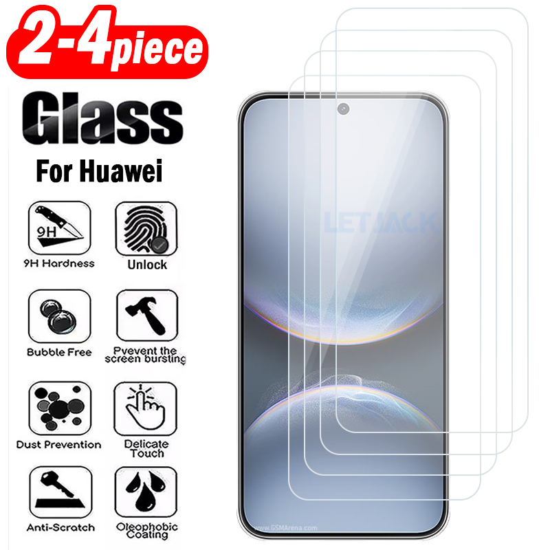 Huawei Nova 12 - 2-4 ชิ้นกระจกป้องกันสำหรับหัวเว่ยโนวา 14 ไลท์ 13 12