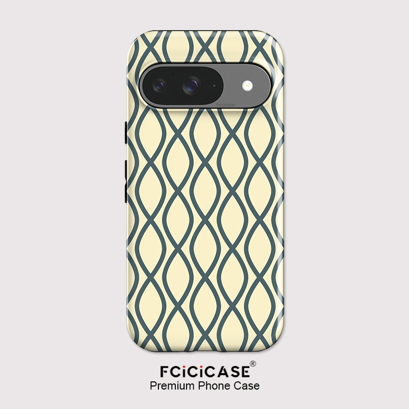 Google Pixel 9 - เคสโทรศัพท์ลายทางแฟชั่น Fcicicase สำหรับ Google Pixel 9