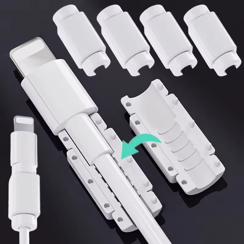 Type C Adapter - ตัวป้องกันสายเคเบิลแบบนุ่ม ซิลิโคน สำหรับสายชาร์จ Apple Type C