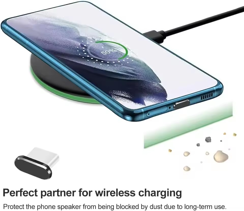ปลั๊กกันฝุ่น USB C 4 ชิ้น พร้อ - Type C Adapter บทวิจารณ์และราคา