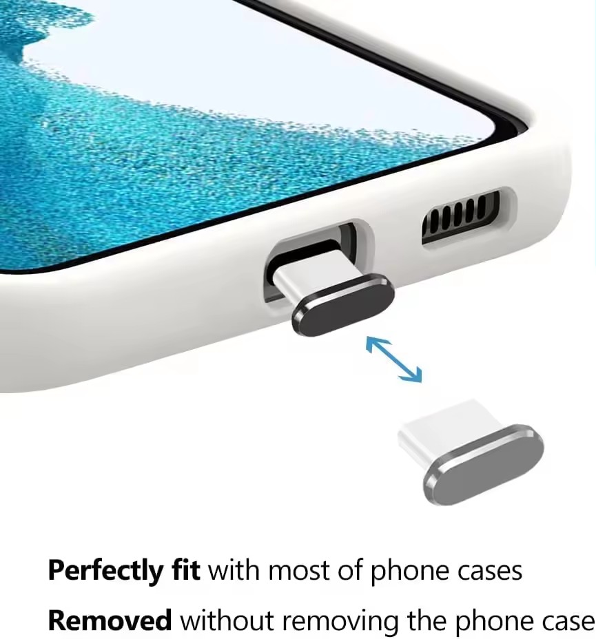 ปลั๊กกันฝุ่น USB C 4 ชิ้น พร้อ - Type C Adapter บทวิจารณ์และราคา