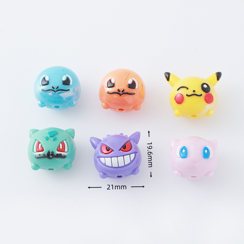 12 ชิ้น ลูกปัดโปเกมอน DIY สายค - Phone Accessories Crochet บทวิจารณ์และราคา