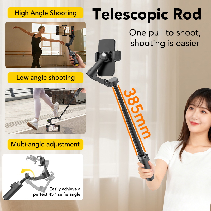 AOCHUAN สมาร์ท X3 360 °   กิมบ - Selfie Stick Tripod บทวิจารณ์และราคา