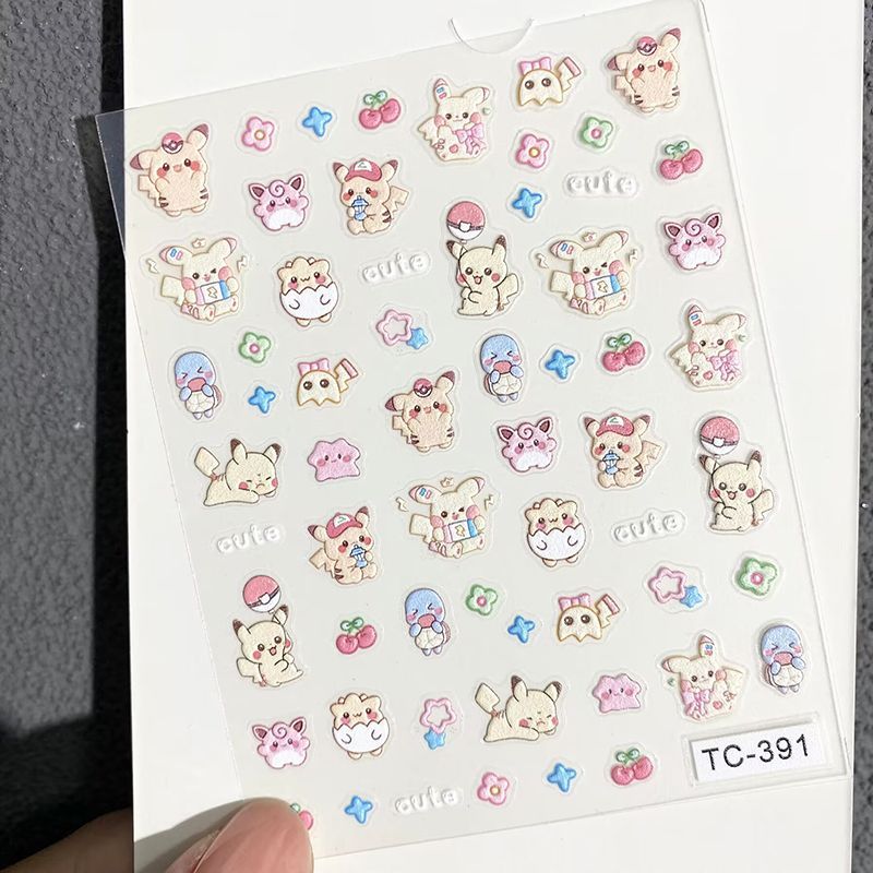 สติ๊กเกอร์ติดเล็บโปเกมอน ลายกา - Phone Accessories In China บทวิจารณ์และราคา