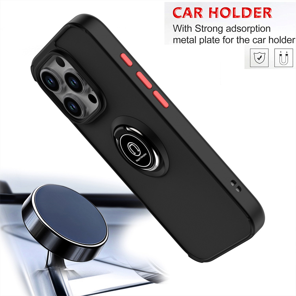 Matte Fingerแหวนแม่เหล็กสําหรั - Phone Accessories And Gadgets บทวิจารณ์และราคา