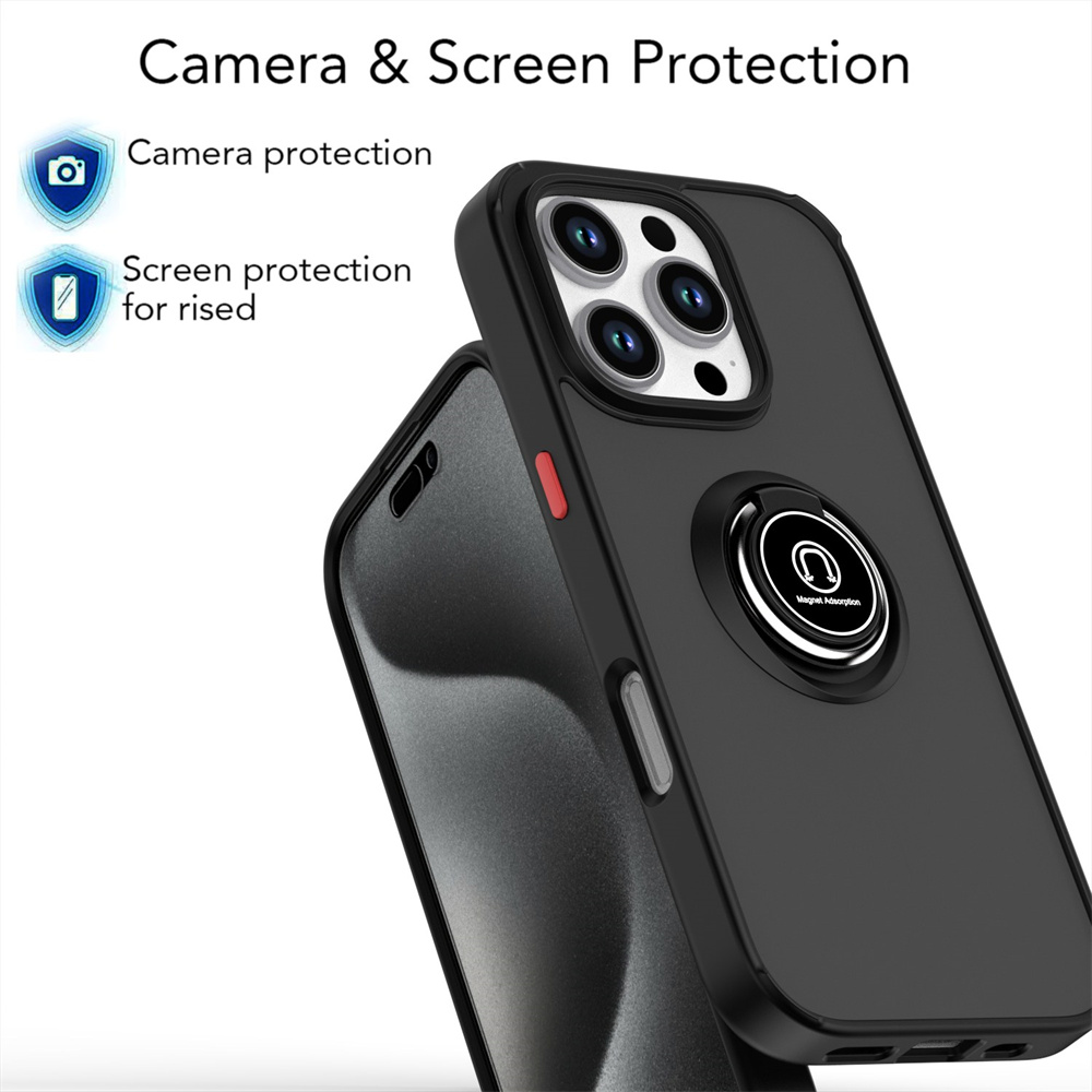 Matte Fingerแหวนแม่เหล็กสําหรั - Phone Accessories And Gadgets บทวิจารณ์และราคา
