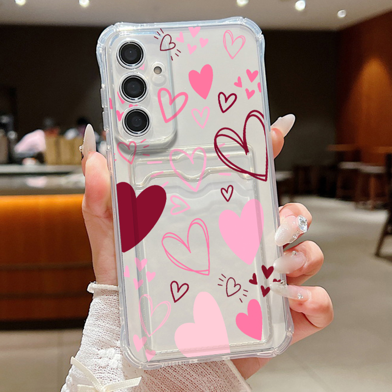 เคสโทรศัพท์ลายใบไม้รูปหัวใจใส  - Samsung Galaxy A55 บทวิจารณ์และราคา