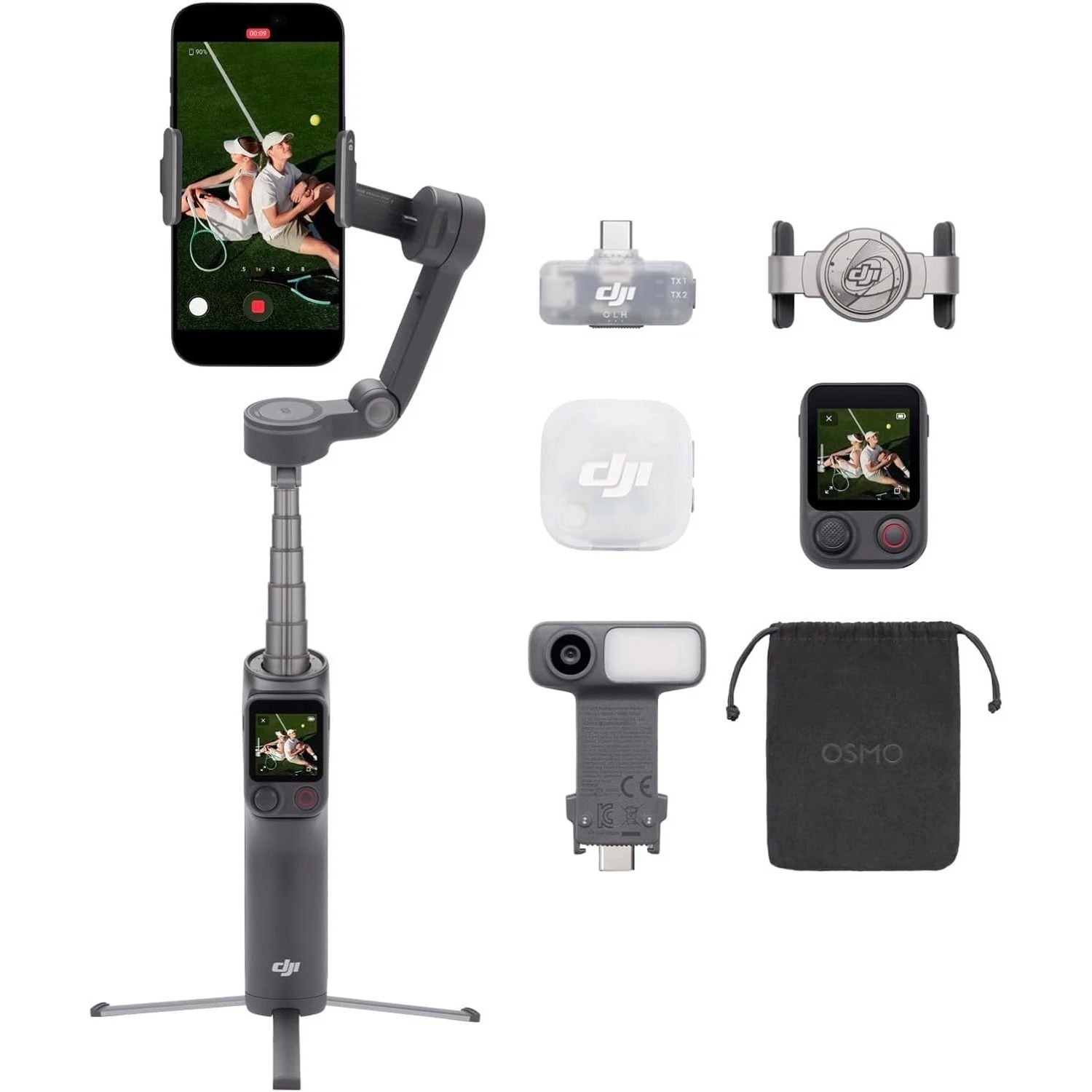 DJI Osmo Mobile 8P Creator Com - Selfie Stick Tripod บทวิจารณ์และราคา