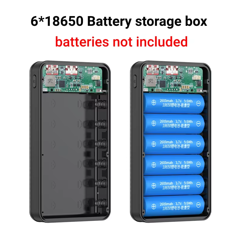 KEBIDUMEI DIY 6*18650 แบตเตอรี - Led Flash Case บทวิจารณ์และราคา