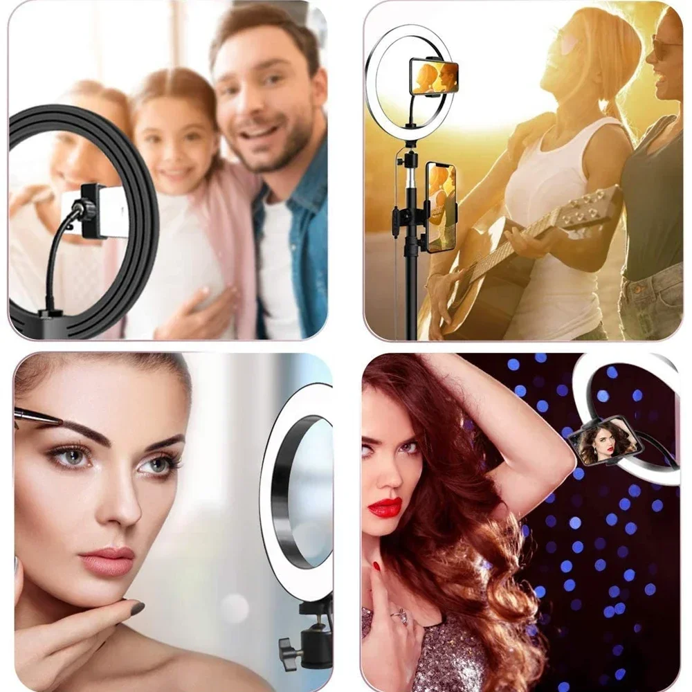 ไฟวงแหวน LED ปรับความสว่างได้  - Selfie Stick Tripod บทวิจารณ์และราคา