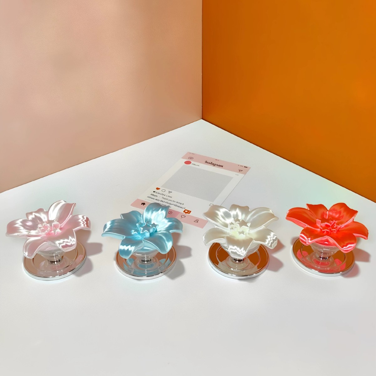ที่ยึดโทรศัพท์แม่เหล็กแบบมีดอก - Phone Accessories Stand บทวิจารณ์และราคา