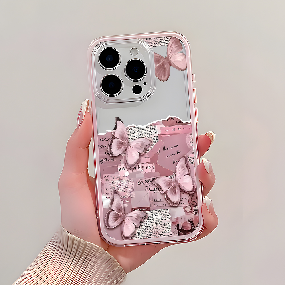 เคสโทรศัพท์ใสลายผีเสื้อสีชมพู  - Samsung Galaxy A55 บทวิจารณ์และราคา