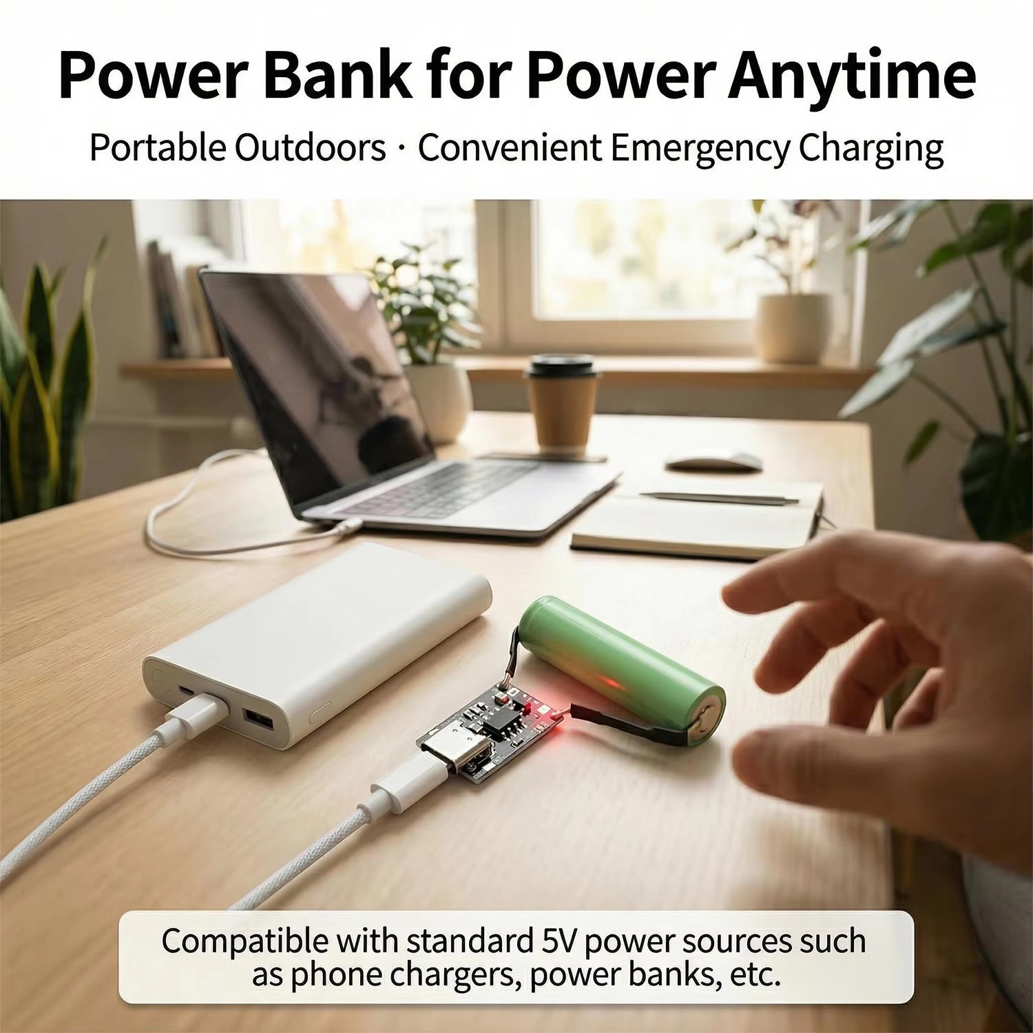1-20 ชิ้น TP4056 3.7V แบตเตอรี - Type C Adapter บทวิจารณ์และราคา